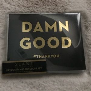 SLANT COLLECTION NOTECARDS w/ GOLD FOIL LETTERING